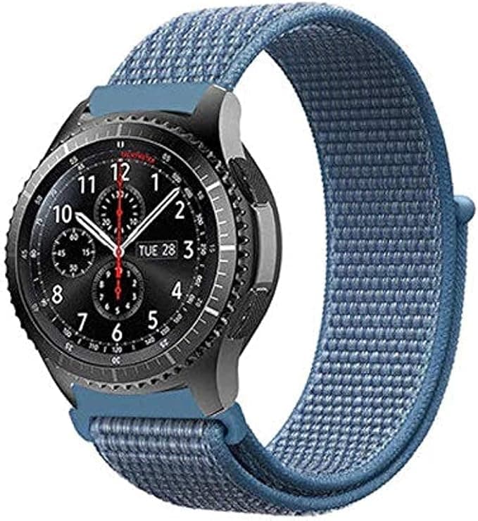 Strap Nylon 20MM Band For Samsung Galaxy Watch 7/6/5/4 40mm 44mm/Watch 5 Pro 45mm/S2 classic/active 2 40mm 44mm/Amazfi GTS 2/2e/3/3 Pro/4/GTS 2 Mini/3 Mini/4 Mini/Bip 3