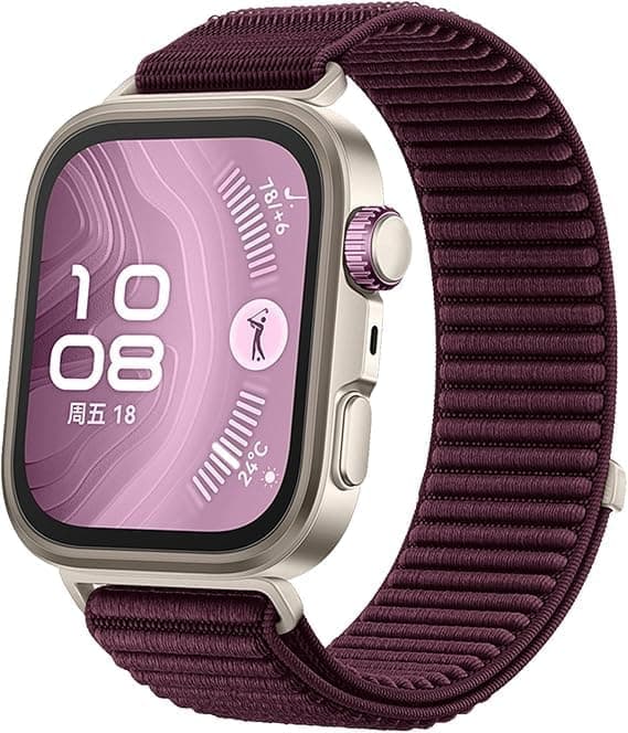 Nylon Strap for Huawei Watch Fit 3 / Huawei Watch Fit 4 / Fit 4 Pro/Fit 5 Band, Men and Women Breathable Elastic Bracelet, Adjustable Straps Replacement Band Sport Watchband