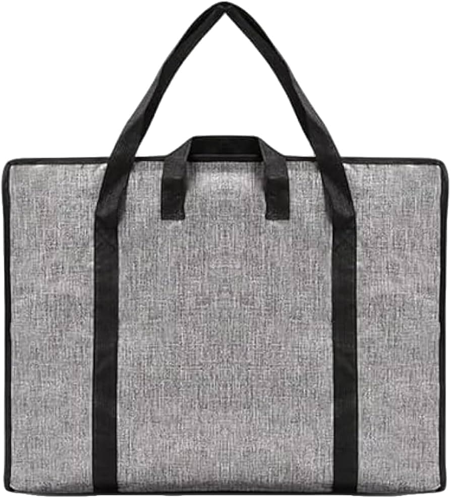 Gluck Large Shoe Storage Bag with Transparent Opening, 45 x 30 cm Size, Grey Storage box