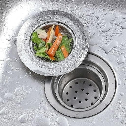 Generic 2-in-1 Stainless Steel Sink Strainer Set of 2, .db Drain strainer
