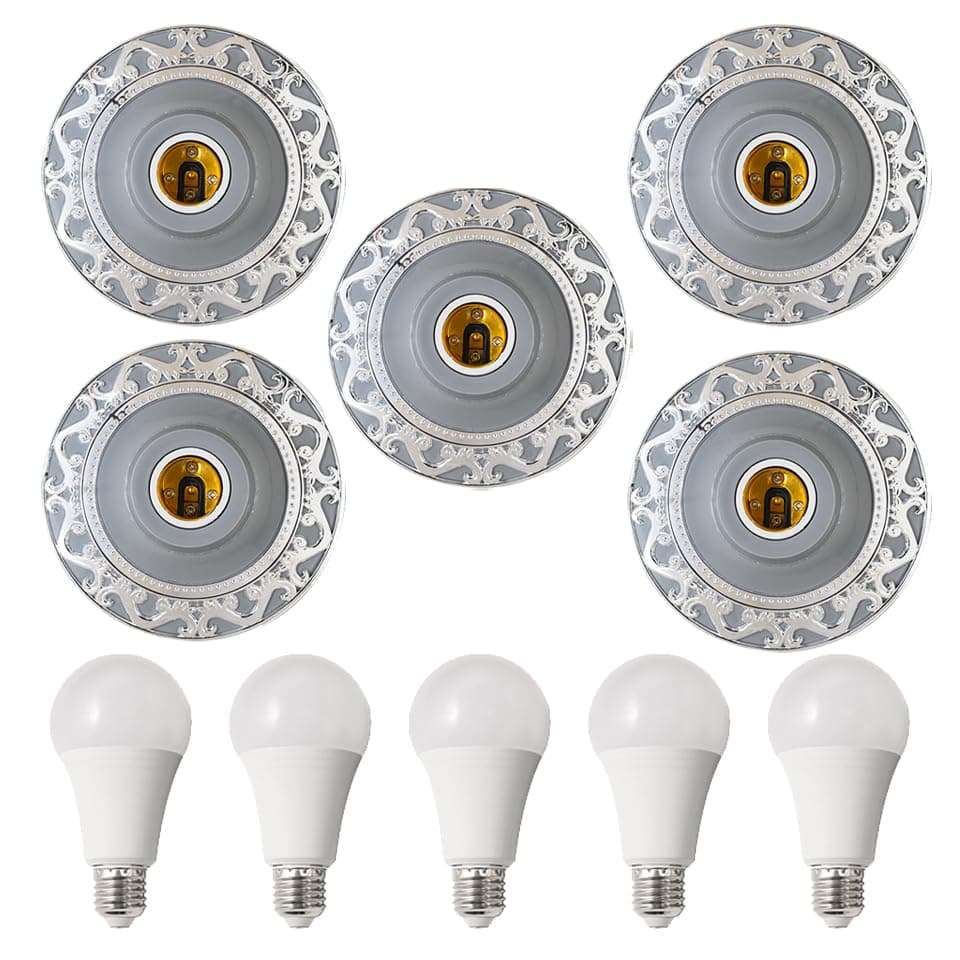 الروضة - (عدد 5 دواية ديكور + 5 لمباة) Light fixture