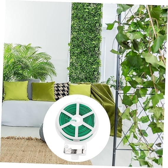 Metal Twist Tie Wire with Built-in Cutter, Flexible Garden Spool Organizer