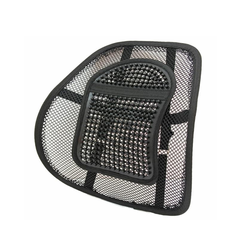 KaberTrade Mesh Lumbar Support Mesh Back Cushion Breathable Comfortable Adjustable for All Types of Car Seats and Office Chairs Used to Correct Posture (1 Piece Code:10510)
