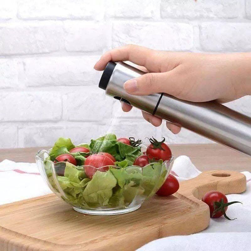 Oil Sprayer for Cooking, Frying, Daily Use, 100ml for Even Distribution of Oil, Vinegar, Sauces, Stainless Steel Design, Practical and Healthy, Easy to Clean | By Generic Bottle