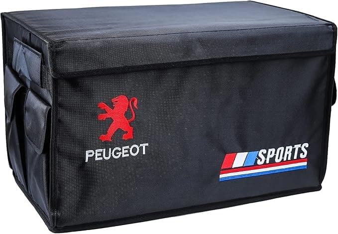 Car Trunk Organizer Storage Box - Foldable Scorpion with Pockets, Cargo Container Compartments, for Shoes, Black*Car Trunk Colors Caddy