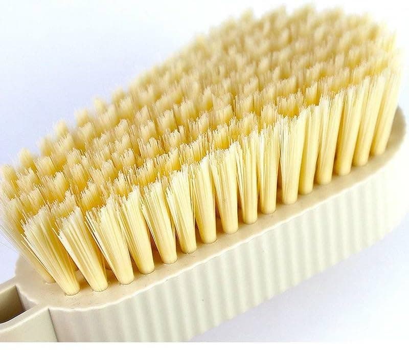 Multipurpose Scrubbing Brush Durable Strong Bristles with Comfortable Handle for Cleaning Floors Bathroom Kitchen Tiles and Carpet Effective Hand Brush for Daily Household Tasks
