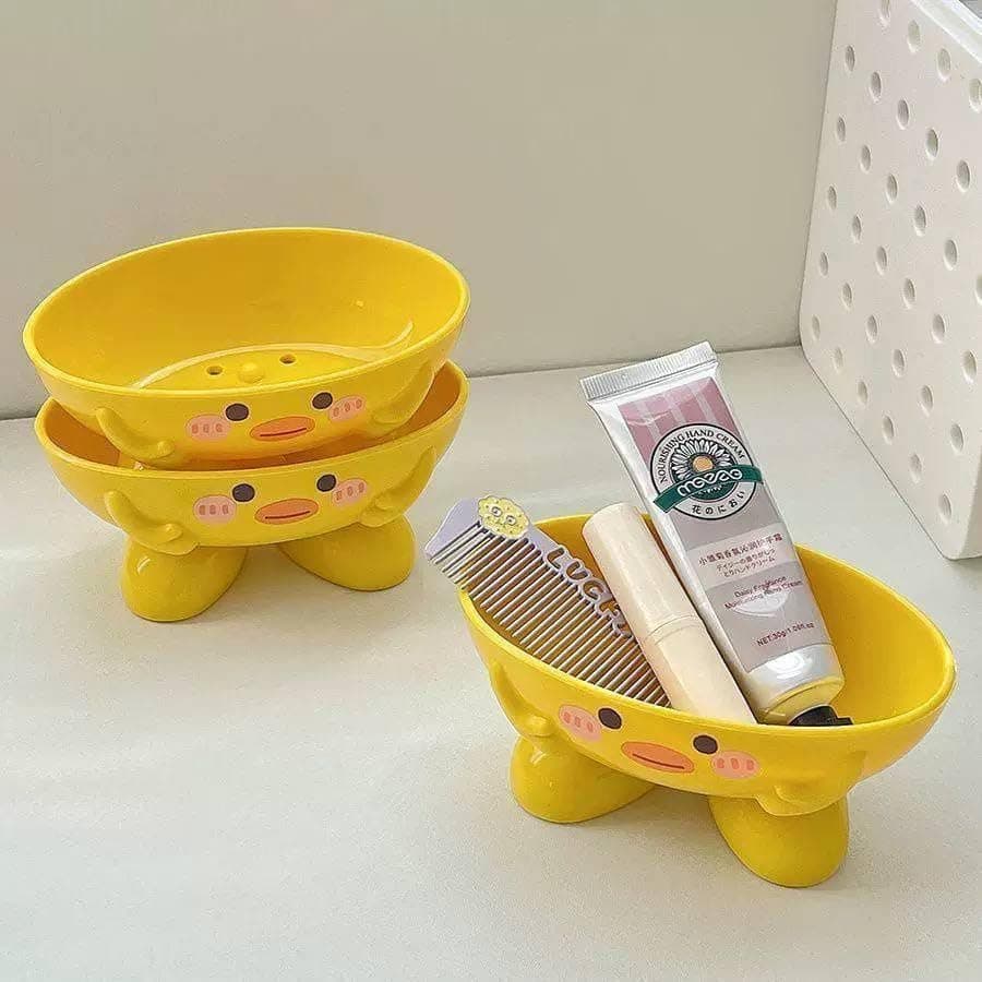 Generic Yellow Plastic Soap Dish, Bathroom Storage .sa
