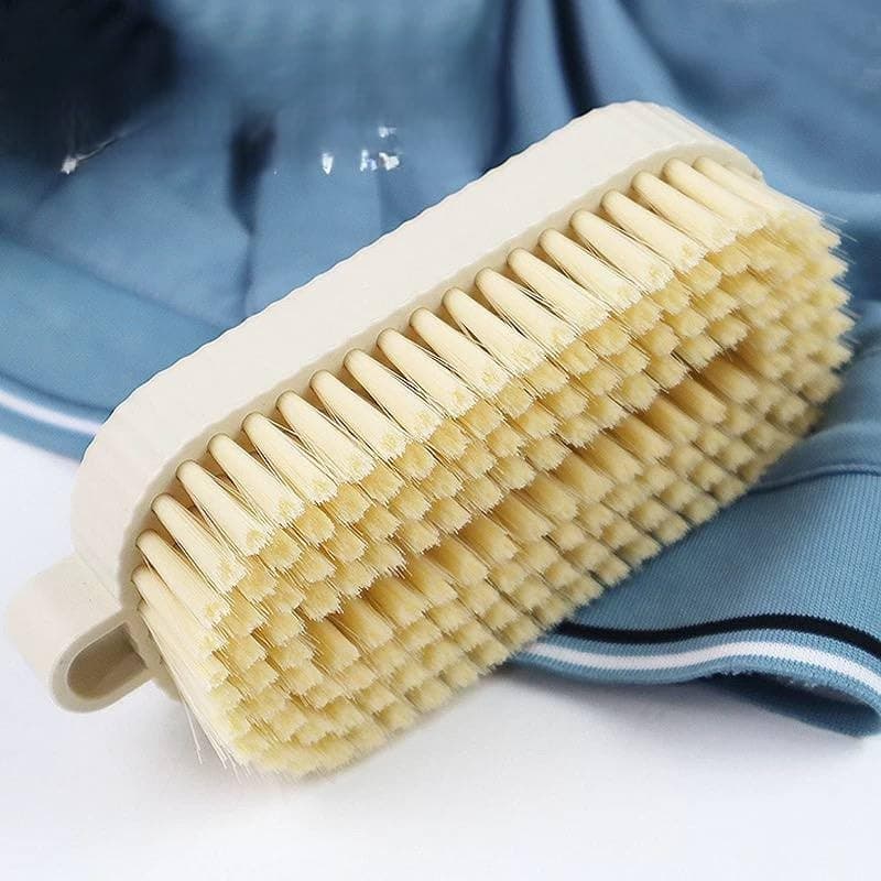 Multi-Purpose Cleaning Brush with Dense Bristles & Comfortable Grip for Floor, Bathroom, Kitchen, Carpet, Shoe Cleaning - Hanging Loop Design