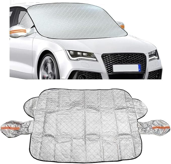 Car Sun Shade,Foldable Car Front Window Sun Visor Cover UV Protection Summer Sun Visor Protector (Wing&Mirror Cover,144 * 102cm)