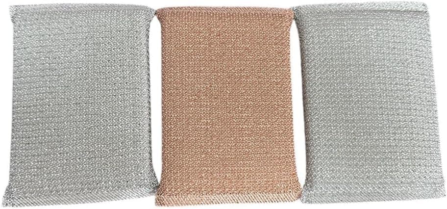 Non-Scratch Scouring Pad, Dual Purpose Foam Cleaning Sponge - 3 pcs (1pc) Utility sponge