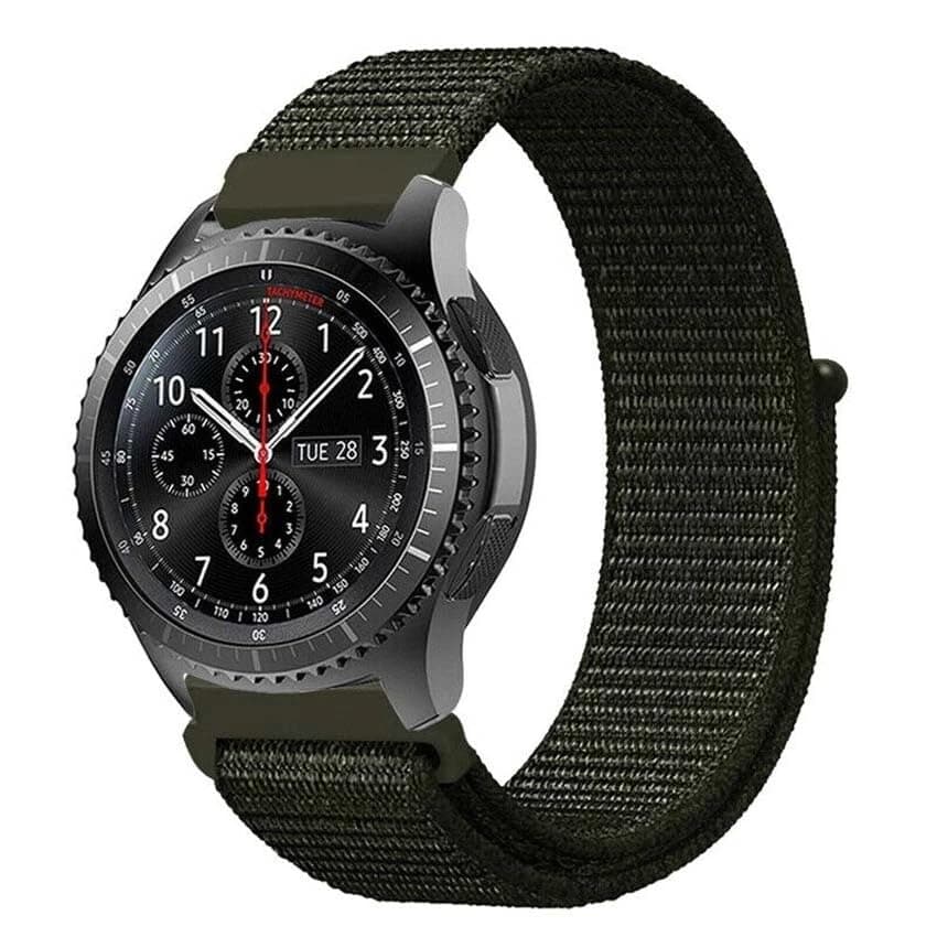 Strap Nylon 20MM Band For Samsung Galaxy Watch 7/6/5/4 40mm 44mm/Watch 5 Pro 45mm/S2 classic/active 2 40mm 44mm/Amazfi GTS 2/2e/3/3 Pro/4/GTS 2 Mini/3 Mini/4 Mini/Bip 3