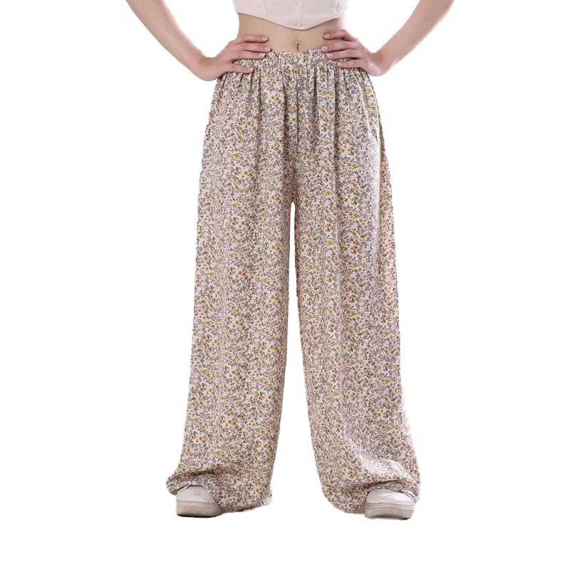 BEBO Women's Printed Drawstring Pants Free Size Fits 60 to 85 kg Approximately Women