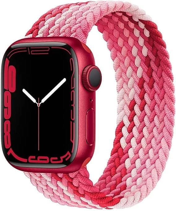 Strap Nylon (Compatible with 49/45/44/42mm Large) Solo Loop Fabric Braided Rubber Band For Apple Watch Series 8/1/2/3/4/5/6/7