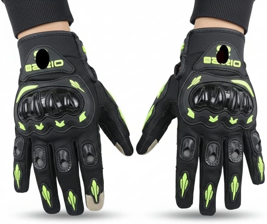 Anti Slip Cycling Gloves for Men Women Touchscreen Windproof Cycling Gloves for Cycling Hiking Climbing Outdoor Activities (L) -AGA