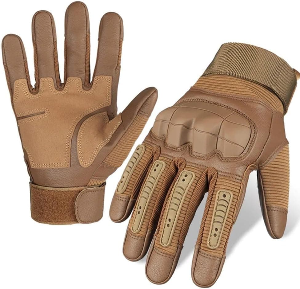 Non Cut Gloves, Hand Protection, Waterproof, Full Finger Gloves with Hard Knuckles for Hunting, Shooting, Motorcycle, Cycling, Hiking, Heavy Industry