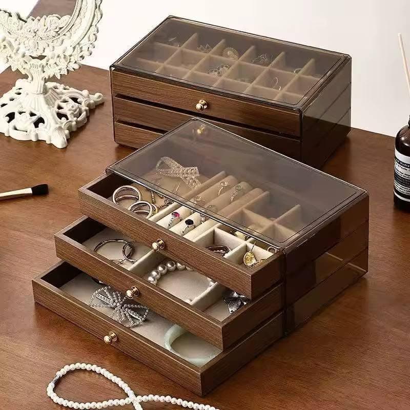 Acrylic Accessories Organizer 3 Drawer Organizer and Keep Organized and Easy to Use Storage drawer
