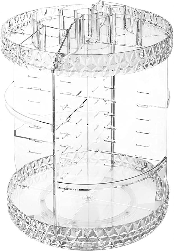 3 Tier Makeup Organizer – Multi-Section Cosmetic Holder for Makeup and Personal Care AR Caddy