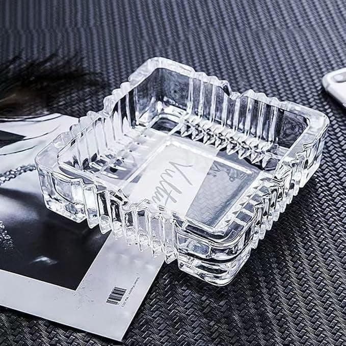 Generic Square glass ashtray, .flo