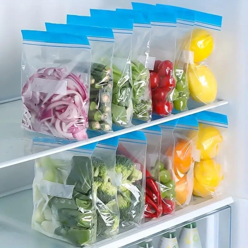 Freezer Bags Resealable Food Storage Bags for Kitchen Organization