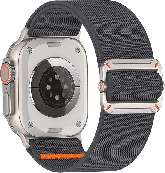 Ecosystem Strap Compatible with Apple Watch Ultra/Ultra 2 Strap 49mm 46mm 45mm 44mm 42mm, Nylon Sport Band for iWatch Ultra SE Series 10 9 8 7 6 5 4 3 2 1, Men