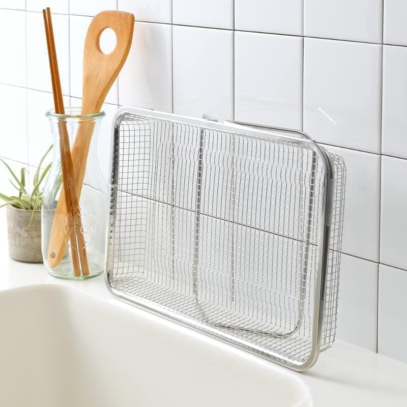 Stainless Steel Rectangular Jumbo Sink Strainer Basket for Kitchen Use Food strainer