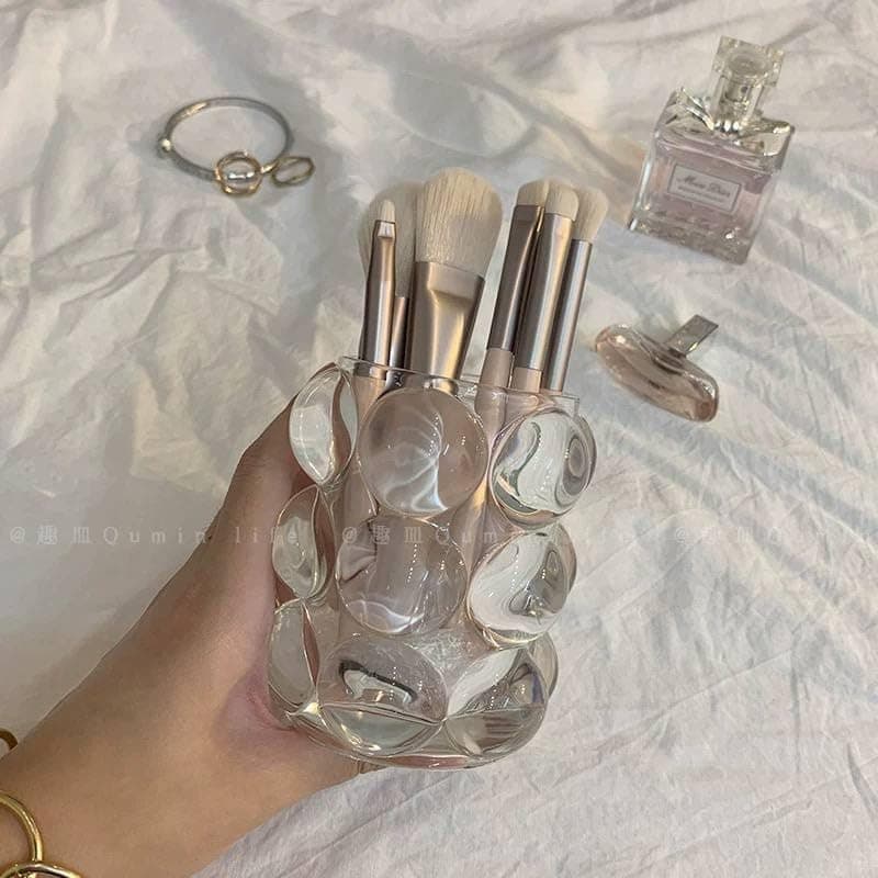 Generic Crystal Bubble Glass Makeup Brush and Pen Holder Organiser, .db Caddy