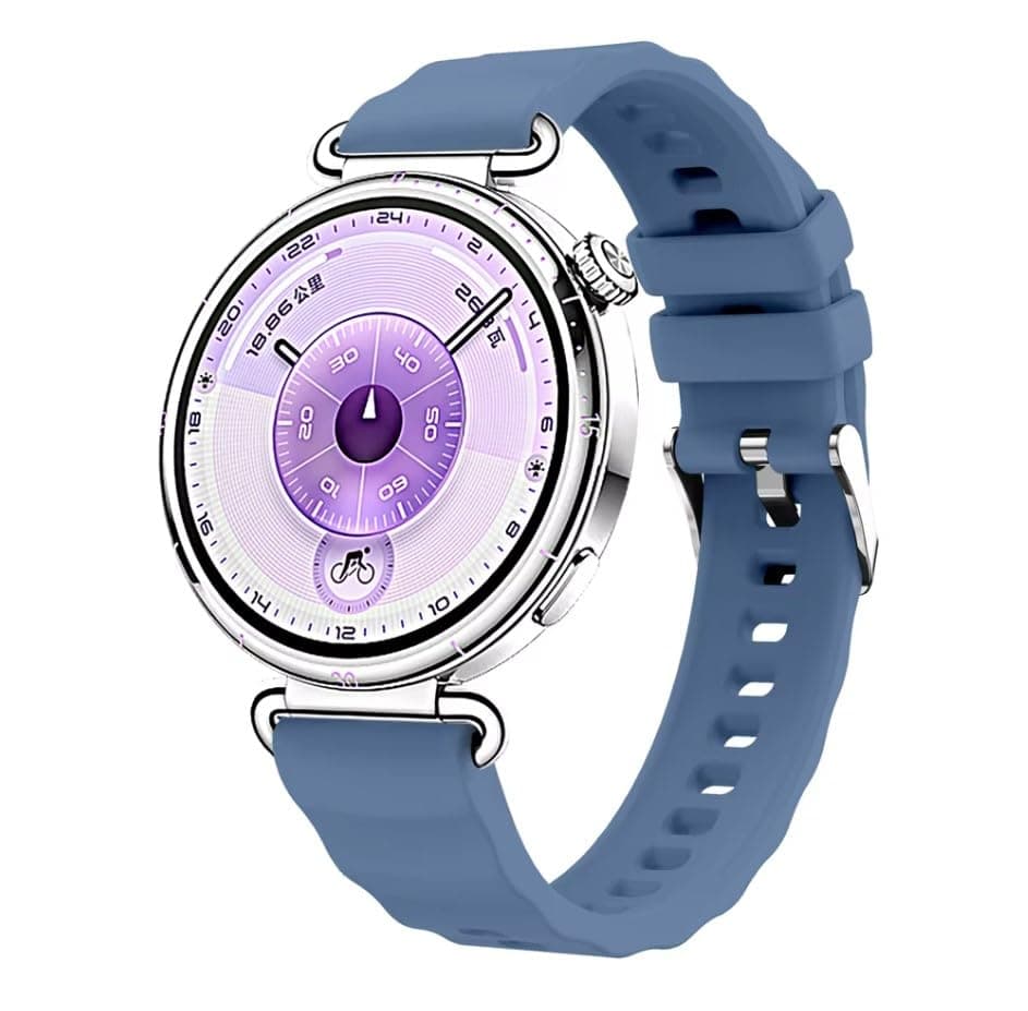 Silicone Band Compatible with Huawei Watch GT6 41mm | GT5 41mm | GT4 41 mm 2025, 18mm New Soft Silicone Loop Strap, Soft Breathable Wristbands No Gap for Women Men