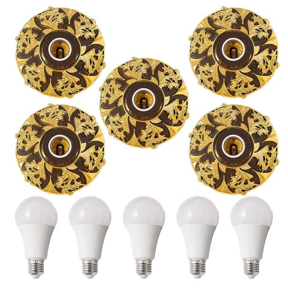 الروضة - (عدد 5 دواية ديكور + 5 لمباة) Light fixture