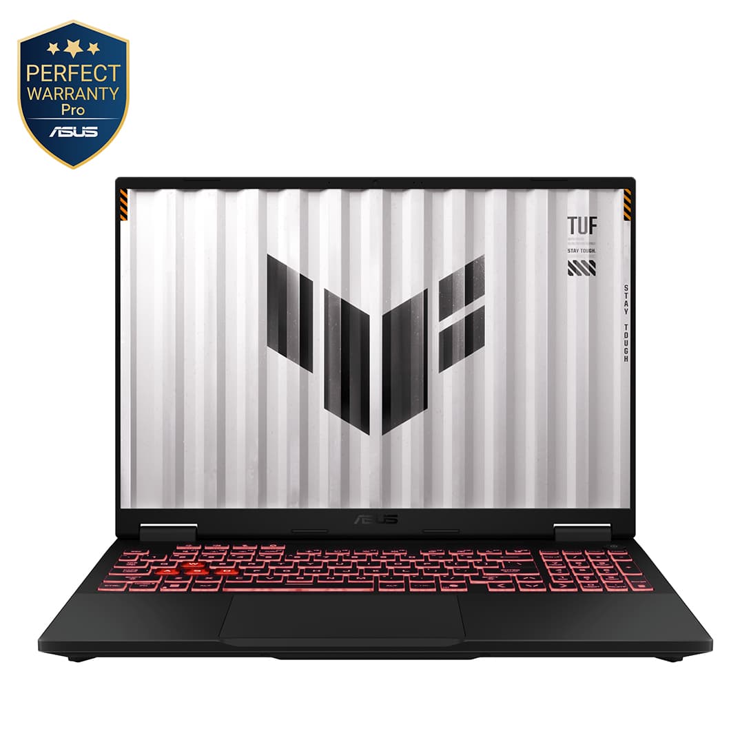 Asus TUF A16 FA608PM-RV169W Laptop ,AMD Ryzen 9 8940HX 16 Inch ,1 TB SSD ,16 GB ,NVIDIA GeForce RTX 5060 ,Windows 11 - Jaeger Grey