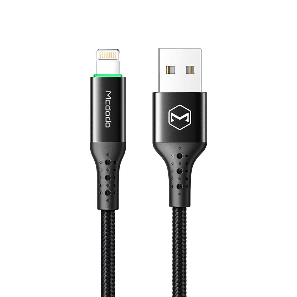 Mcdodo Lightning Charging Cable 1.2 Meter Black - CA-6490