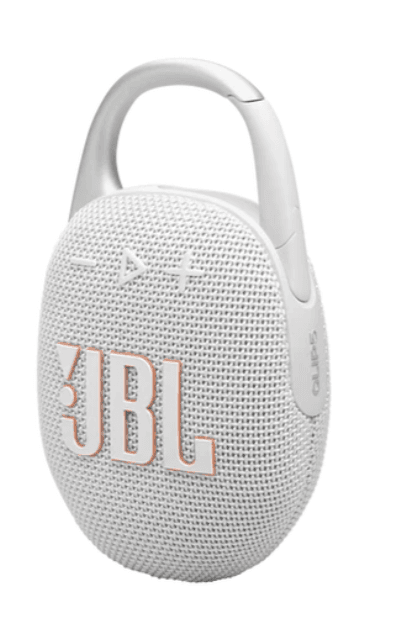 Jbl Clip 5 Portable Bluetooth Speaker , White - JBLCLIP5