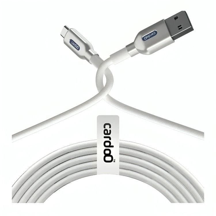 Cardoo USB-A Charging Cable 1.2 Meter White - CGLCUM01