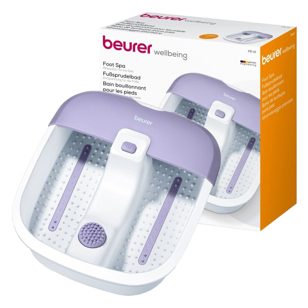 Beurer Foot Massager , White Purple - FB 12