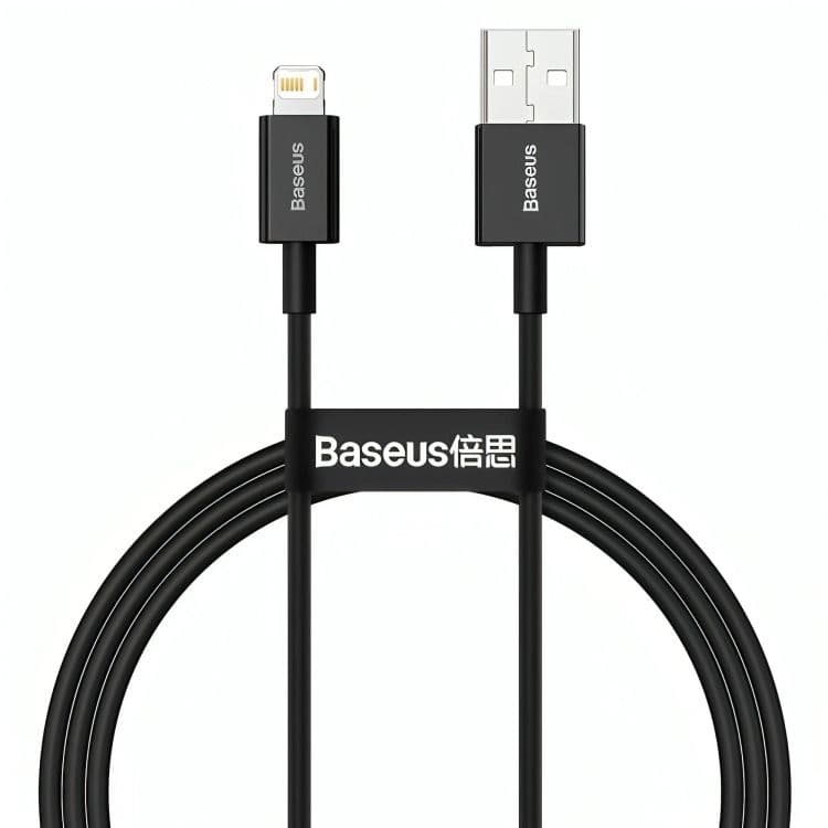 Baseus Lightning Charging Cable 1 Meter Black