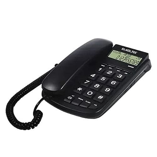 Eladl Tec Corded Telephone ,Black - 888BE
