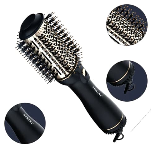 Sokany Hair Brush , Black - SK-1914
