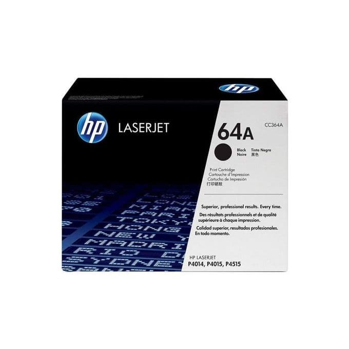 Hp 64A LaserJet Toner Cartridge ,Black - CC364A