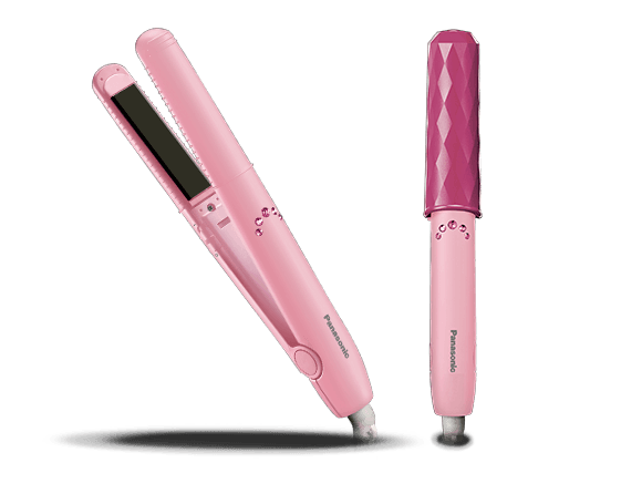 Panasonic Hair Straightener 210 Celsius , Pink - EH-HV11-P615