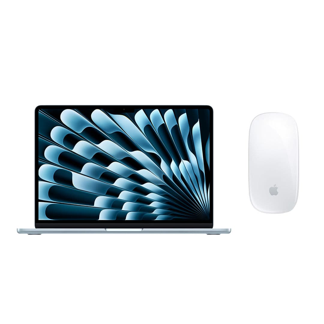 Apple MacBook Air Laptop ,Apple M4 chip with 10-core CPU 13.6 Inch ,512 GB SSD ,16 GB ,Apple 8-core GPU ,macOS - Sky Blue