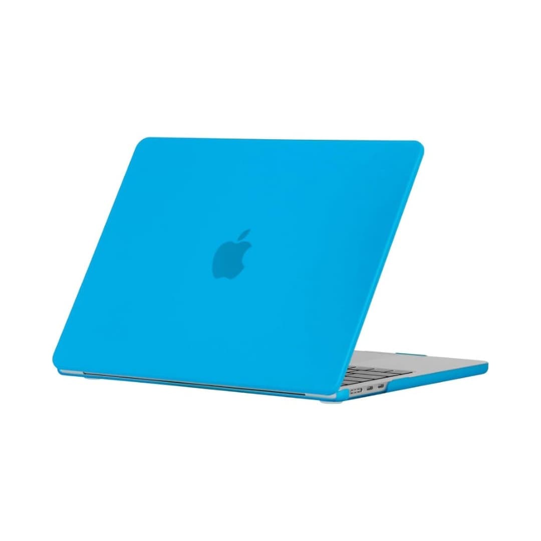 Generic Crystal Hard Shell Case for MacBook Air 15-inch (models A2941, A3114, A3241) , Light Blue
