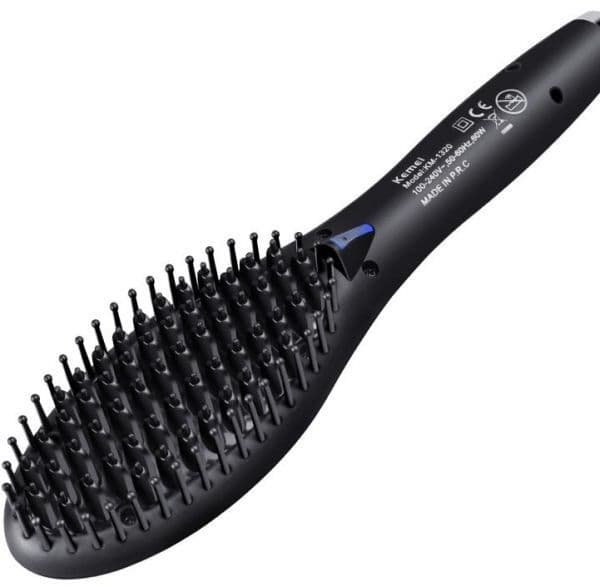 Kemei Hair Brush 750 Fahrenheit , Black - KM-1320