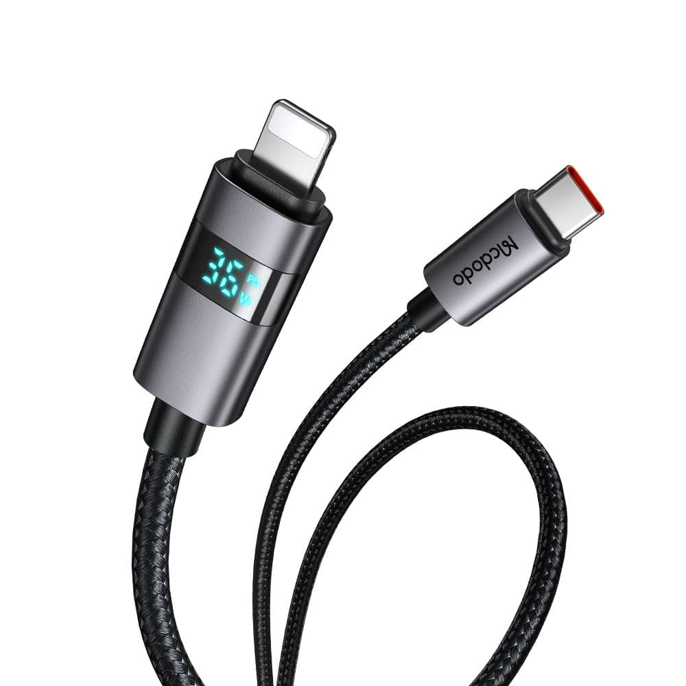 Mcdodo Lightning Charging Cable 1.2 Meter Black - CA-6570