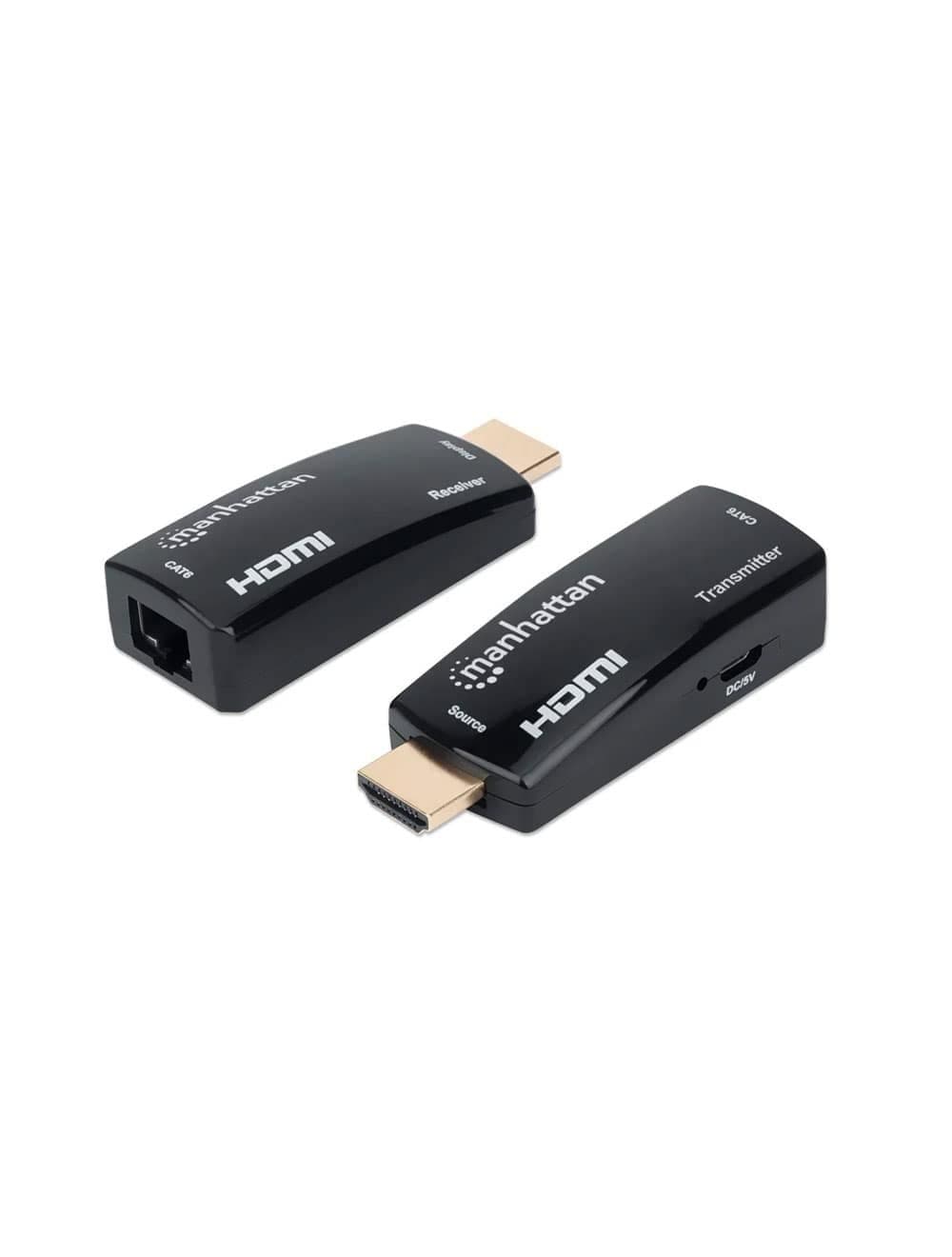 Manhattan HDMI Over Ethernet Extender ,Black - 207539