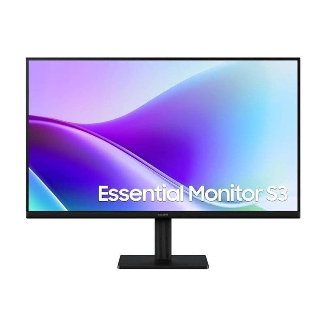 Samsung Essential S3 S32GF 24 Inch FHD Flat Monitor , 120 Hertz 5 Millisecond , Black - LS24F320GAUXEN