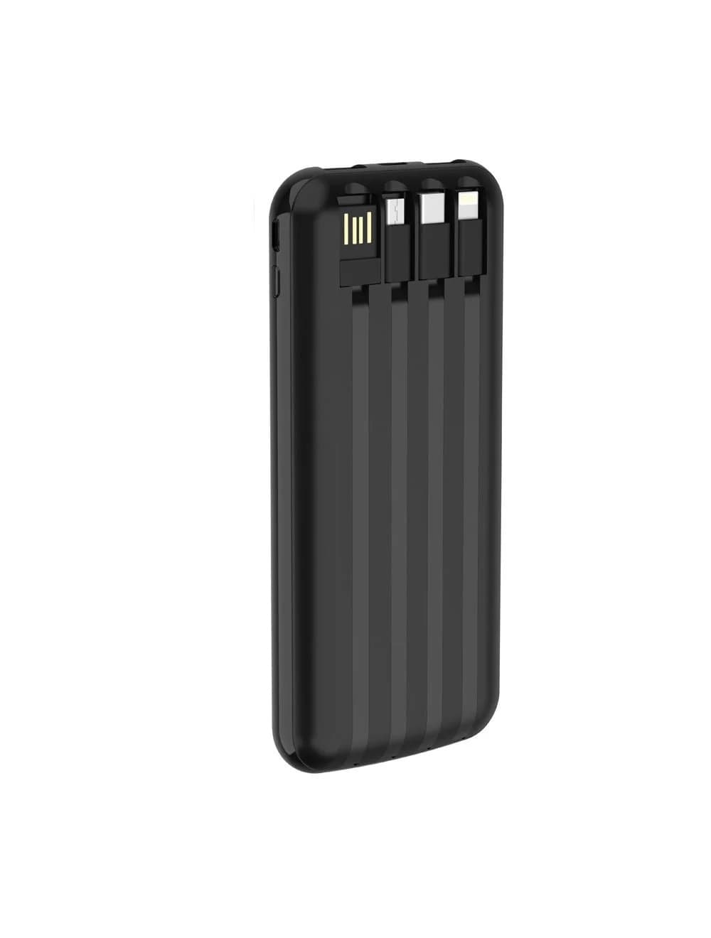 Devia Kintone Series Wired Power Bank , 10000 mAh 5 Ports , Black , MP32B
