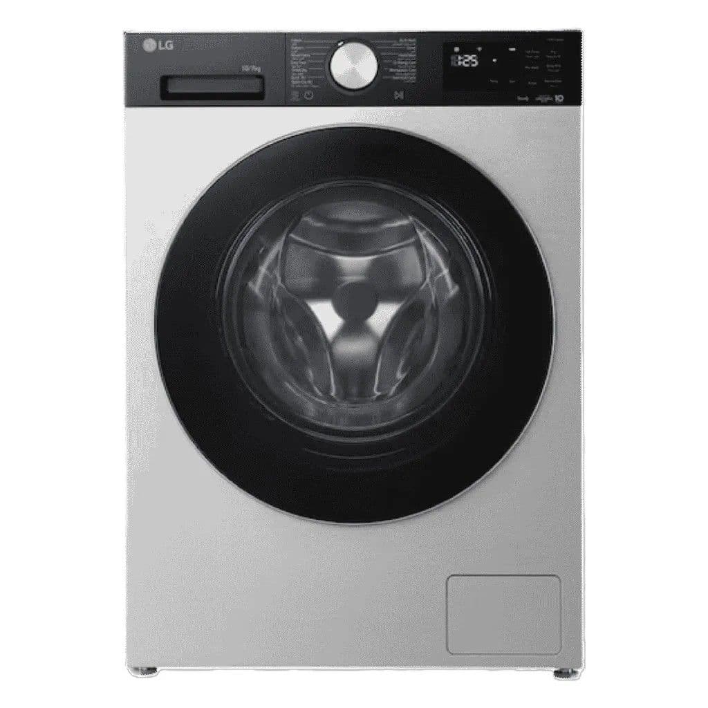 LG Inverter All-in-One Washer Dryer Combo , 10 kg , Silver Black - F4X5RRG23BN