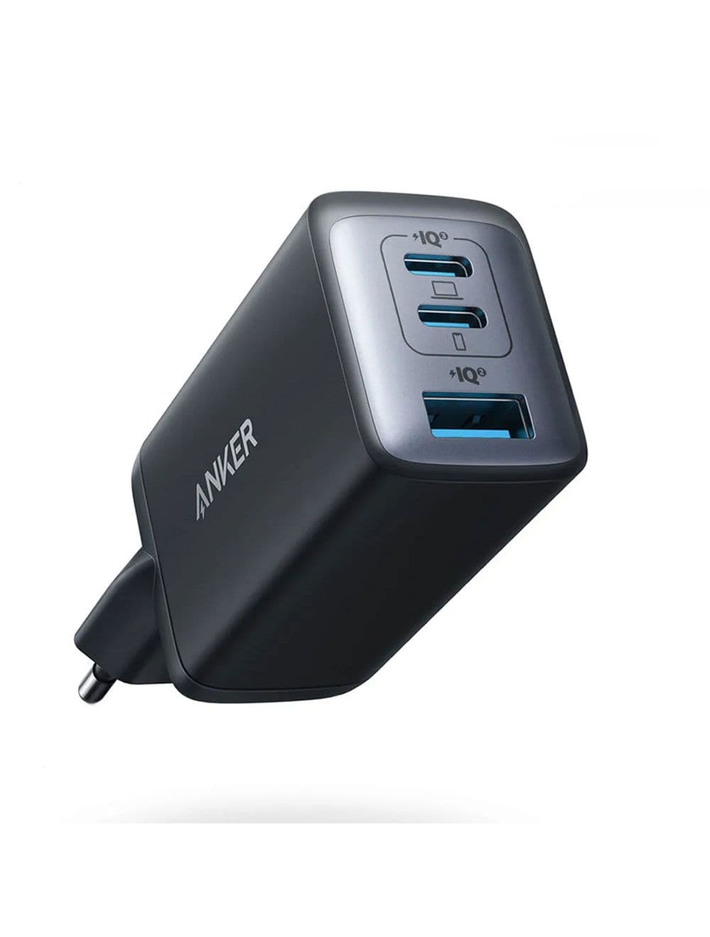 Anker PowerPortIII Wall Charger , 3 Ports Type C , 65 Watt 240 Volt Black - A2667G12
