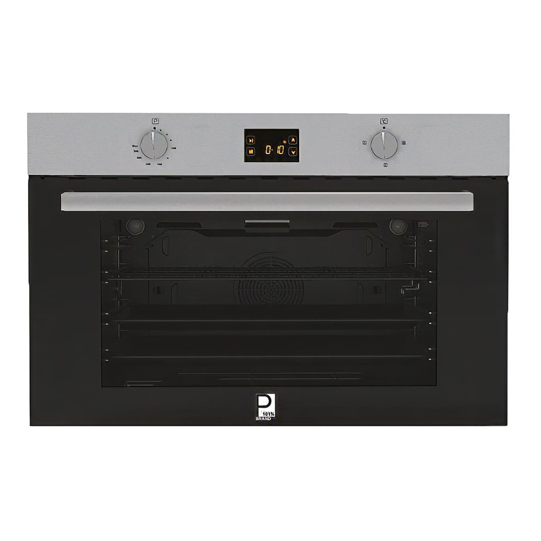 Purity Digital Gas Built-In Oven with Grill , 90 Centimeter 105 Liter , Silver Black - KPT908GGD X