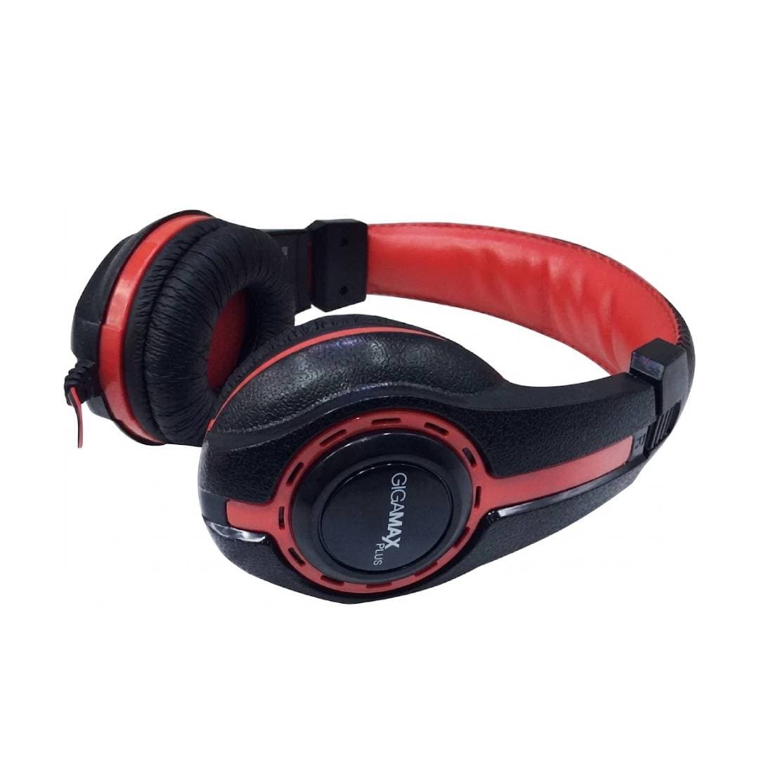 Gigamax Plus Wired Gaming Headset with Microphone , Black Red - Y-888