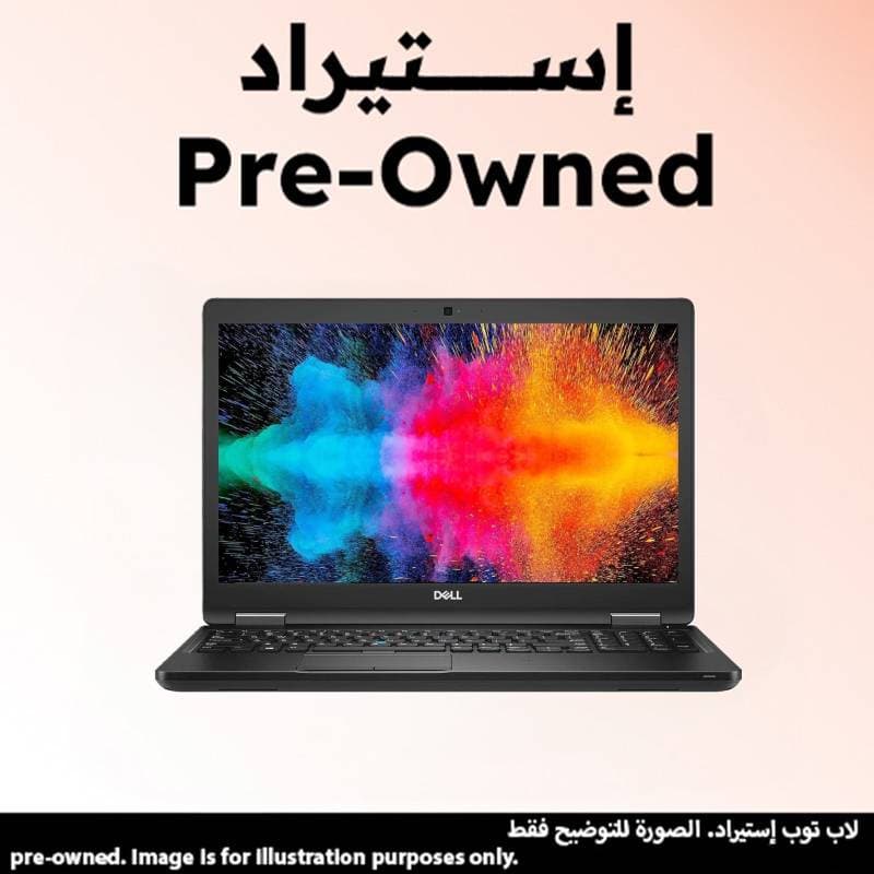 Dell Latitude 5590 Pre-owned Laptop ,Intel core i5-8250U ,256 GB SSD ,8 GB ,Intel UHD Graphics 620
